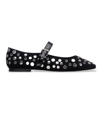 Xti para mujer. 14631101-NEGRO Bailarinas 146311 negro (36), Plano, Hebilla, Casual