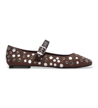 Xti para mujer. 14631103-MARRON Bailarinas 146311 marrón (36), Plano, Hebilla, Casual