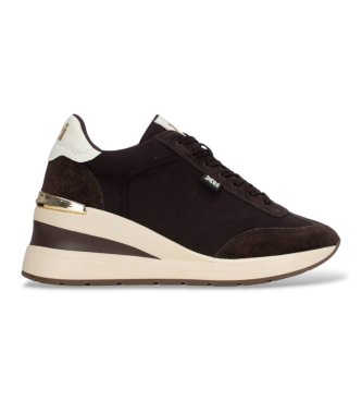 Xti para mujer. 14636501-MARRON Zapatillas 146365 marrón (36), Tela, 5 a 8cm, Cordones, Casual