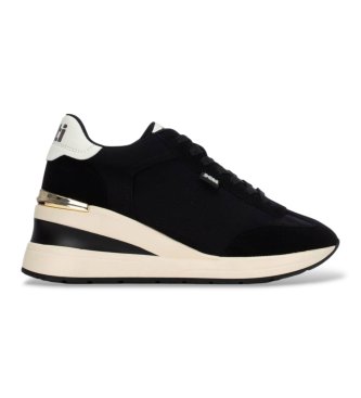 Xti para mujer. 14636503-NEGRO Zapatillas 146365 negro (36), Tela, 5 a 8cm, Cordones, Casual