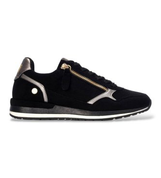 Xti para mujer. 14636803-NEGRO Zapatillas 146368 negro (36), 3 a 5cm, Cordones, Cremallera, Casual