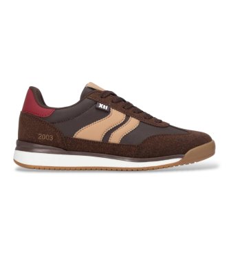 Xti para mujer. 14639803-MARRON Zapatillas 146398 marrón (36), Plano, Cordones, Casual