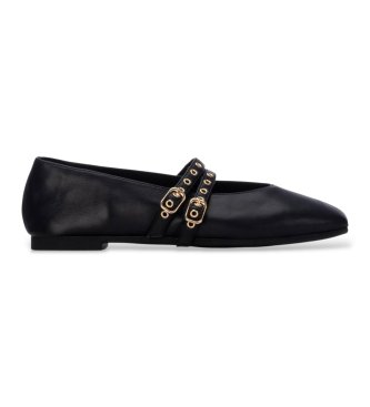 Xti para mujer. 14640501-NEGRO Bailarinas 146405 negro (36), Plano, Hebilla, Casual