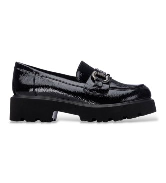 Xti para mujer. 14643301-NEGRO Mocasines 146433 negro (36), 3 a 5cm, Ninguno, Casual, Charol