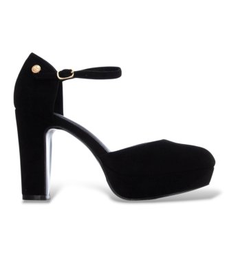Xti para mujer. 14643801-NEGRO Zapatos 146438 negro (36), 8 a 10cm, Hebilla, Casual, Fiesta