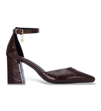 Xti para mujer. 14644101-MARRON Zapatos 146441 marrón (36), 5 a 8cm, Hebilla, Casual, Clásico