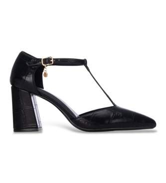 Xti para mujer. 14644202-NEGRO Zapatos 146442 negro (36), 5 a 8cm, Hebilla, Casual, Clásico