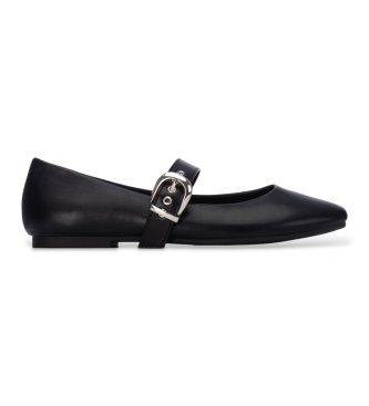 Xti para mujer. 14648503-NEGRO Bailarinas 146485 negro (36), Plano, Hebilla, Casual
